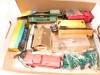 HO TRAINS- VINTAGE ASSORTED MIXED HO CARS/PARTS  ETC- GOOD- SEE PICS - B2R