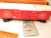 LIONEL POST-WAR 6448 EXPLODING TARGET CAR-WHITE/RED- NEW IN THE BOX- 0/027-  B24