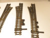 HO TRAINS ATLAS - TWO PAIRS OF MANUAL BRASS SWITCH TRACKS- FAIR- M58