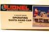 LIONEL - 18408 SANTA & MRS. CLAUS OPERATING HANDCAR - 0/027- NEW - B24 LIONEL - 18408 SANTA & MRS. CLAUS OPERATING HANDCAR - 0/027- NEW - B24