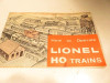LIONEL POST-WAR HO TRAINS-  1960 INSTRUCTION BOOK- VG- B1B