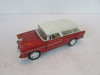 Road Signature 94203 Diecast Car 1957 Chevy Nomad 1/43 Red White  Lot E1