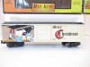 MTH TRAINS RAILKING - 30-74183 - 2004 CHRISTMAS BOXCAR- 0/027- NEW- SH