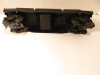 LIONEL TRAINS PRE-WAR TINPLATE 3811 LOG DUMP CAR - '0'  - POST-WAR TRUCKS- M7
