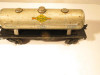 LIONEL TRAINS PRE-WAR TINPLATE 2680 SUNOCO TANK CAR- 027 - POST-WAR TRUCKS- M7