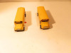 VINTAGE DIECAST - TWO YELLOW SCHOOL BUSES - 1/43 SCALE - S31A VINTAGE DIECAST - TWO YELLOW SCHOOL BUSES - 1/43 SCALE - S31A