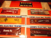 LIONEL 11713 SANTA FE DASH-8 STANDARD '0' FREIGHT SET - LN -