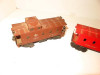 LIONEL POST-WAR TRAINS TWO CABOOSES- 6457/6007 - FAIR - 027 -S31H LIONEL POST-WAR TRAINS TWO CABOOSES- 6457/6007 - FAIR - 027 -S31H