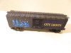 LIONEL - 16791- NEW YORK CITY LIGHTS LIGHTED BOXCAR -0/027- FAIR - H9