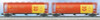 LIONEL TRAINS -11866 GOVT OF CANADA  3 BAY HOPPERS- 2 PACK- MINT - E6