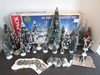 Lemax 06165 Asst of Snow Covered Trees Pond Village Scenery 20+ pc Incomplete 