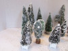 Lemax Dept 56  Village Accessories Landscape Trees Snow Covered 15 pc Asst  L134