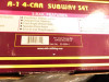 MTH TRAINS PREMIER- 20-2554-1 / 2554-3 NYC SUBWAY R-1 SIX CAR SET- MINT -