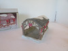 Porcelain Covered Bridge with Holiday Bows 1989  7.75"L  L135