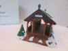 Dept 56 56561 Two Rivers Bridge Heritage Village Covered bridge LN   D11