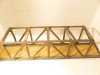 POST-WAR-  GREY METAL TRESTLE BRIDGE - 24" LONG -0/027 - VG - H1W