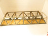 POST-WAR-  GREY METAL TRESTLE BRIDGE - 24" LONG -0/027 - VG - H1W