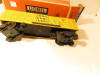 LIONEL TRAINS POST-WAR 6656 YELLOW STOCK CAR  EXC - 027 - BXD- B6R