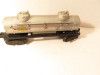 LIONEL POST-WAR TRAINS 2465 SUNCO TANK CAR-  0/027- NEEDS SHOE- FAIR - M12