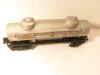 LIONEL POST-WAR TRAINS 2465 SUNCO TANK CAR-  0/027- NEEDS SHOE- FAIR - M12
