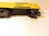 LIONEL TRAINS POST-WAR 6656 YELLOW STOCK CAR  - VG - 027 - M35