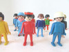 LOT OF 12 VINTAGE PLAYMOBIL GEOBRA 3" FIGURES ASSORTED POSEABLE MOST 1974  H48g|356509702076