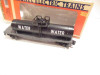LIONEL 16390 WATER CAR 0/027  BOXED  NEW- B19|296909520684