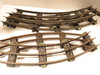 LIONEL STANDARD GAUGE - 8 CURVED TRACK SECTIONS (CIRCLE)- FAIR - B1|296994646530