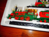 NORTH POLE EXPRESS BATTERY OPERATED CHRISTMAS SET- NEW BRIGHT- LN -|396336509782
