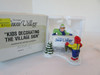 Dept 56 51349 Kids Decorating the Village Sign Accessary Snow Village   D1|396975553151