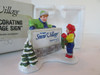 Dept 56 51349 Kids Decorating the Village Sign Accessary Snow Village   D1|396975553151