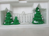 Dept 56 52078 Frosty Tree Lines Picket Fence Metal Accessory Snow Village L146|396975553157