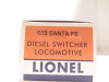 LIONEL POST-WAR TRAINS 623 SANTA FE DIESEL SWITCHER - EXC.- REPL. BOX- HC2|357751693770