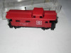 HO TRAINS VINTAGE A.T. & S.F RED CABOOSE - LATCH COUPLERS- EXC.- S31OO|297733616018