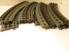 MTH TRAINS  REALTRAX 031 CURVE SECTION SOLID RAIL - 8 SECTIONS-CIRCLE- LN -S31J|357486562518