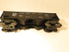 LIONEL TRAINS  POST-WAR 6456 LEHIGH VALLEY HOPPER 0/027 BLACK EXC.- W/LOAD- W12