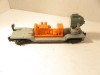 LIONEL POST-WAR 3520 DIECAST SEARCHLIGHT CAR- 0/027- GOOD - LIGHTS UP FINE-W12