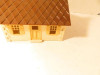 0/027 BUILDING - VINTAGE PLASTICVILLE COTTAGE  KIT - GLUED - VG- SH