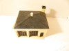 0/027 BUILDING - VINTAGE PLASTICVILLE FIREHOUSE  KIT - GLUED - VG- SH
