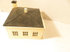 0/027 BUILDING - VINTAGE PLASTICVILLE FIREHOUSE  KIT - GLUED - VG- SH