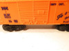LIONEL TRAIN POST-WAR  6014 ORANGE FRISCO BOXCAR- 027- EXC.- H52