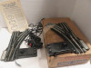 LIONEL POST-WAR TRAINS 022 'O' PAIR OF REMOTE SWITCH TRACKS- COMPLETE- BXD-W22
