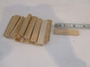 24 pc Wood Load for Flat Cars Accessory Crafts   HO/N 2-1/4L  x 1/2"w   W79