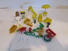 Vtg Asst of HO Parts & Accessories for Kits Farm Poolside LOOK Plastic H5g
