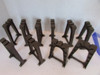 Lionel  10 Pcs Elevated Trestle Parts #A-110 Brown   No Clips  Used SH