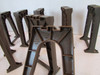 Lionel  10 Pcs Elevated Trestle Parts #A-110 Brown   No Clips  Used SH