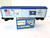 Lionel 7605  State of Connecticut Box Car Spirit of '76 Commemorative  MIB SH