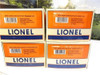 LIONEL - 19165- FOUR CAR LIONEL LINES ALUMINUM PASSENGER CAR SET- NEW - H1
