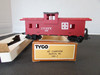Tyco HO 328J AT & SF Red Caboose#7240  Boxed  S31O