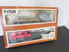 Tyco 932-800 Operating Crane Car w/Boom Tender As IS HO Scale  Boxed  S31O